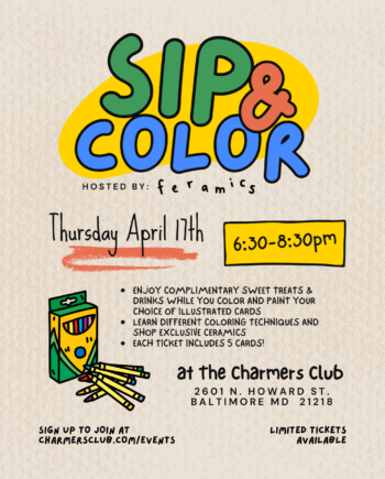 Sip & Color with feramics