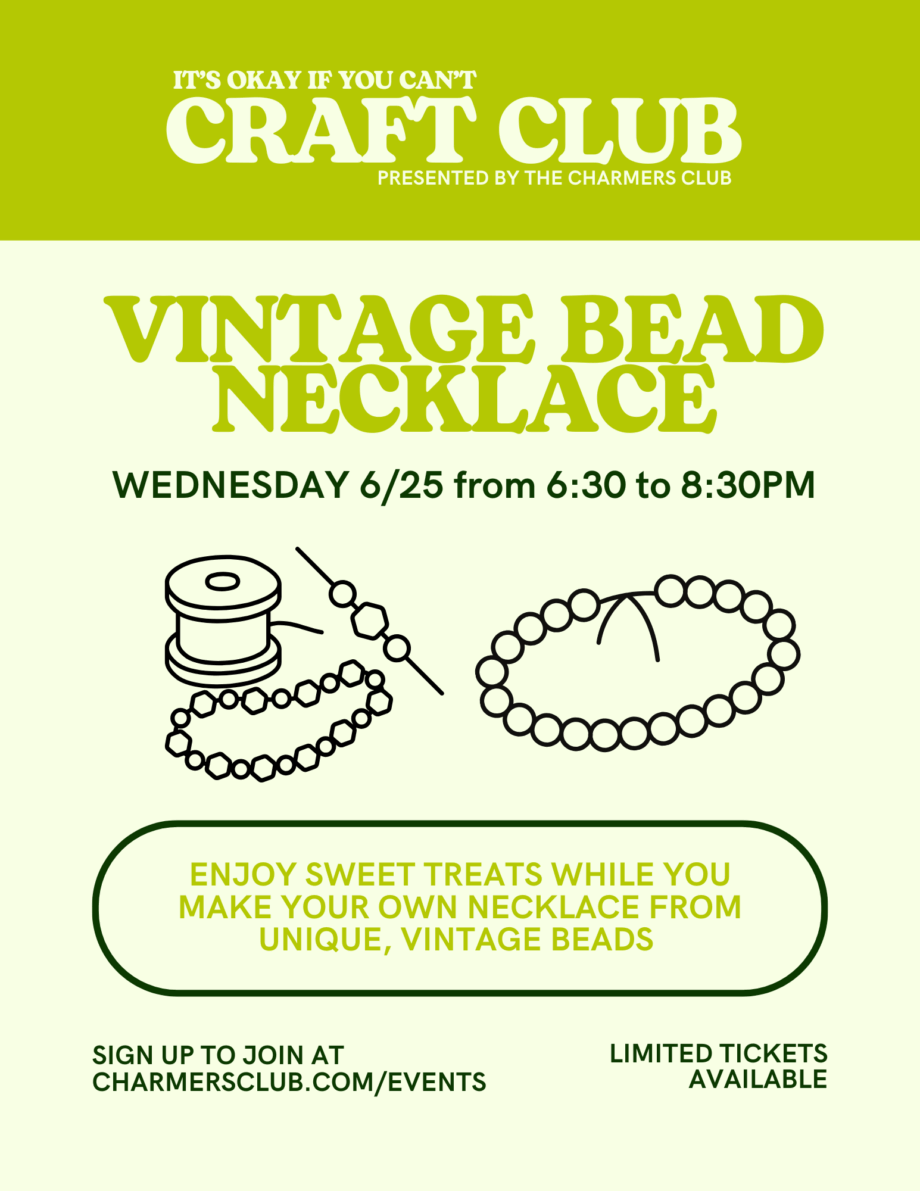 Vintage Bead Necklace (June Craft Club)