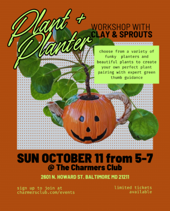 October Plant & Planter Workshop with Clay and Sprouts